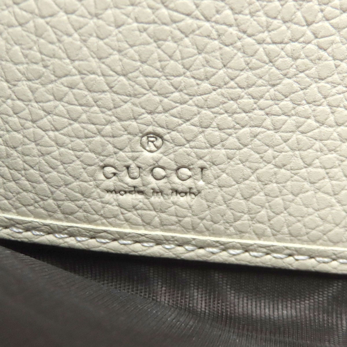 GUCCI 570661 Zumi Long wallet (with coin pocket) Leather Ladies [Used]