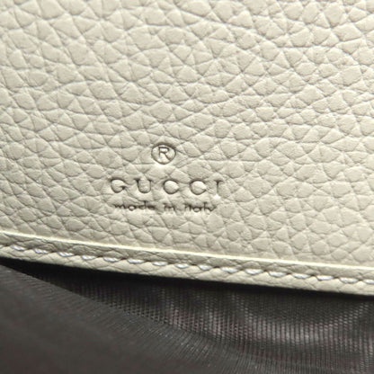 GUCCI 570661 Zumi Long wallet (with coin pocket) Leather Ladies [Used]
