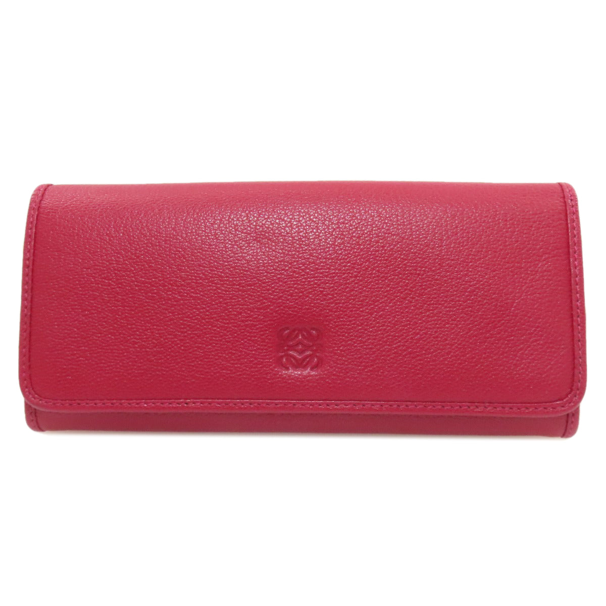 LOEWE anagram Long wallet (with coin pocket) Calf Ladies [Used]