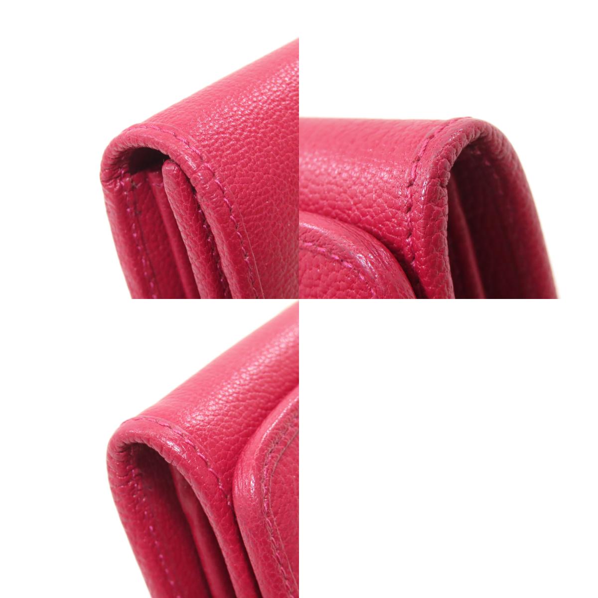 LOEWE anagram Long wallet (with coin pocket) Calf Ladies [Used]