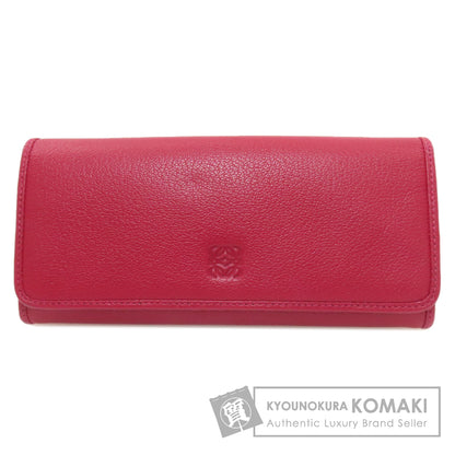 LOEWE anagram Long wallet (with coin pocket) Calf Ladies [Used]