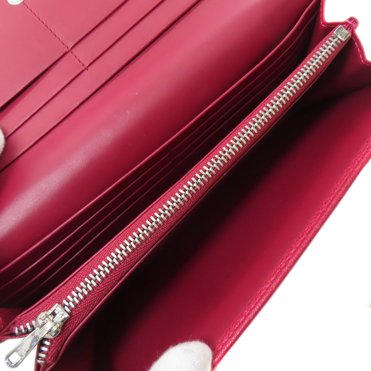 LOEWE anagram Long wallet (with coin pocket) Calf Ladies [Used]