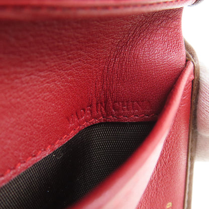 BALLY Barry Stripe Bifold Wallet with Coin Pocket Leather Ladies [Used]