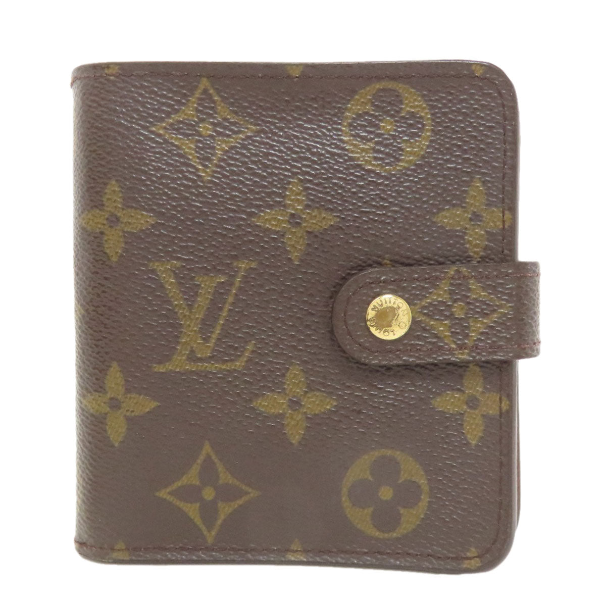 LOUIS VUITTON M61667 Compact zip Bifold Wallet with Coin Pocket Monogram canvas Ladies [Used]