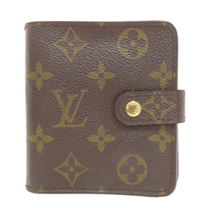 LOUIS VUITTON M61667 Compact zip Bifold Wallet with Coin Pocket Monogram canvas Ladies [Used]