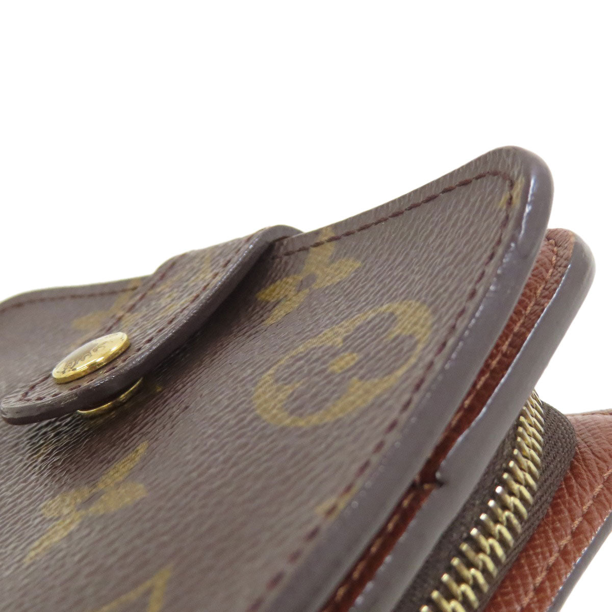 LOUIS VUITTON M61667 Compact zip Bifold Wallet with Coin Pocket Monogram canvas Ladies [Used]