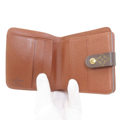 LOUIS VUITTON M61667 Compact zip Bifold Wallet with Coin Pocket Monogram canvas Ladies [Used]