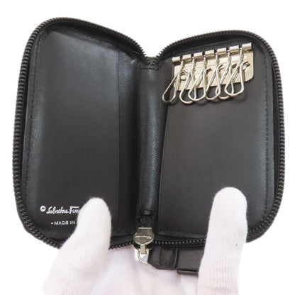 Salvatore Ferragamo logo key holder Calf Ladies [Used]