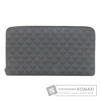 Emporio Armani logo Long wallet (with coin pocket) PVC Ladies [Used]