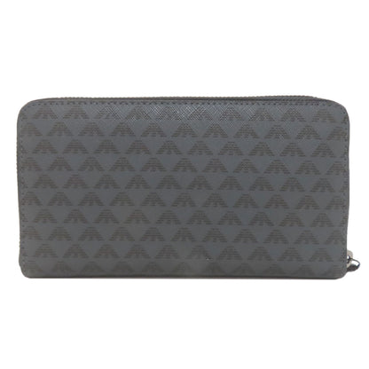 Emporio Armani logo Long wallet (with coin pocket) PVC Ladies [Used]