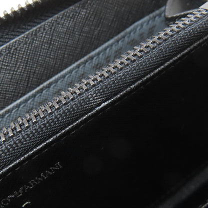 Emporio Armani logo Long wallet (with coin pocket) PVC Ladies [Used]