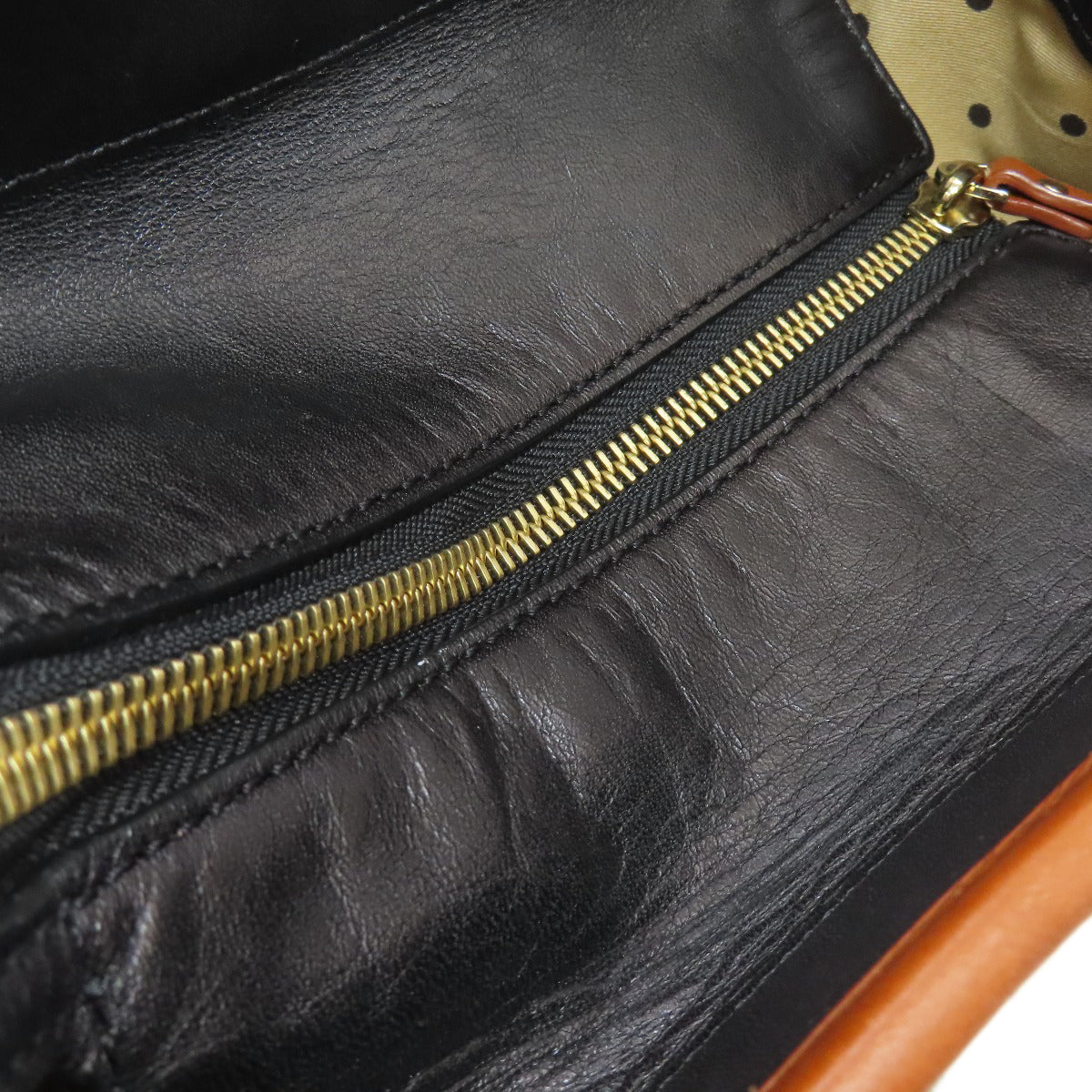 kate spade logo Handbag Leather Ladies [Used]