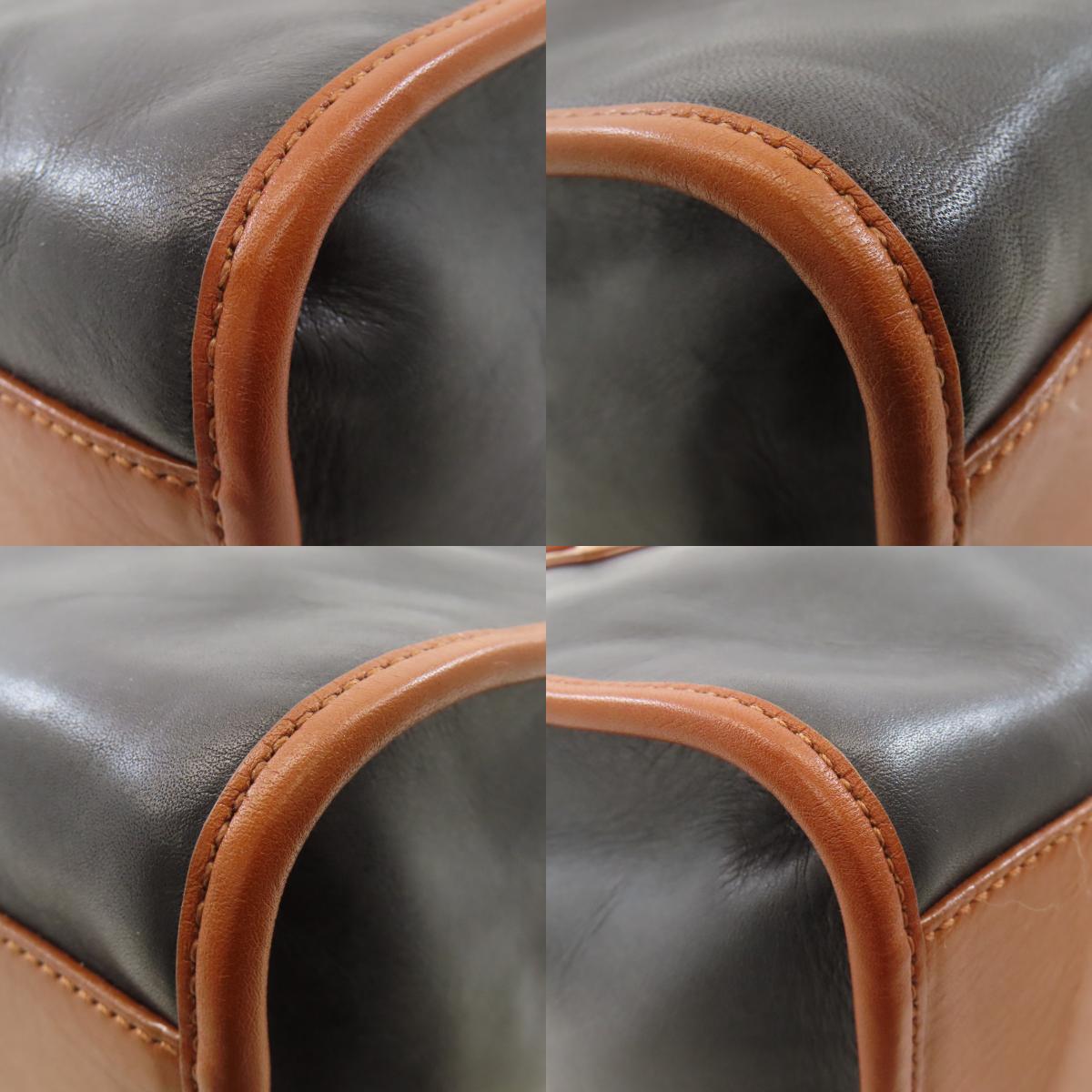 kate spade logo Handbag Leather Ladies [Used]