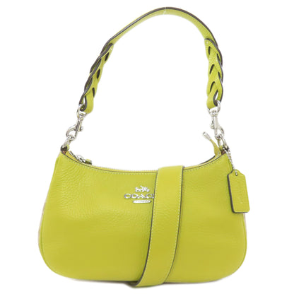COACH CJ590 Teri Signature 2WAY Handbag Leather Ladies [Used]