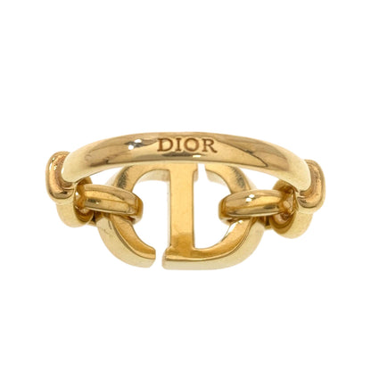 CHRISTIAN DIOR 30 Montaigne CD logo Ring Metal Ladies [Used]