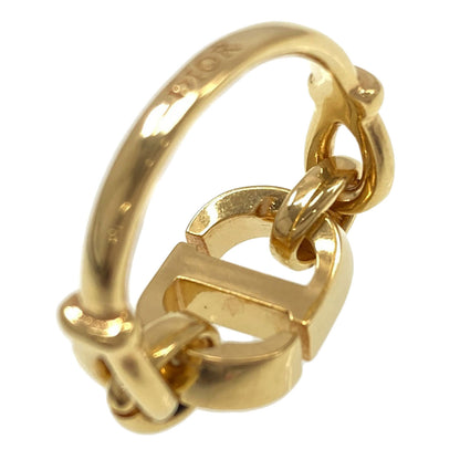 CHRISTIAN DIOR 30 Montaigne CD logo Ring Metal Ladies [Used]