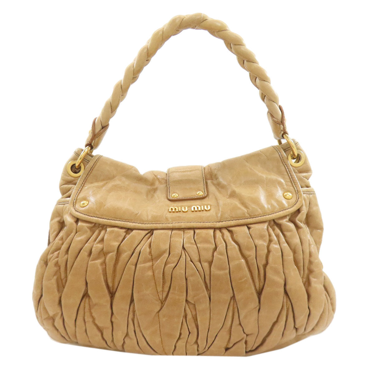 MIUMIU 2WAY Tote Bag Leather Ladies [Used]