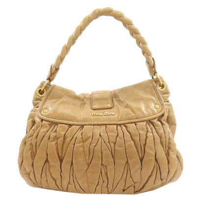 MIUMIU 2WAY Tote Bag Leather Ladies [Used]