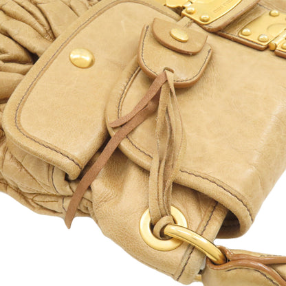 MIUMIU 2WAY Tote Bag Leather Ladies [Used]