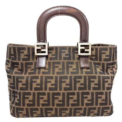 FENDI Zucca pattern Handbag Canvas Ladies [Used]