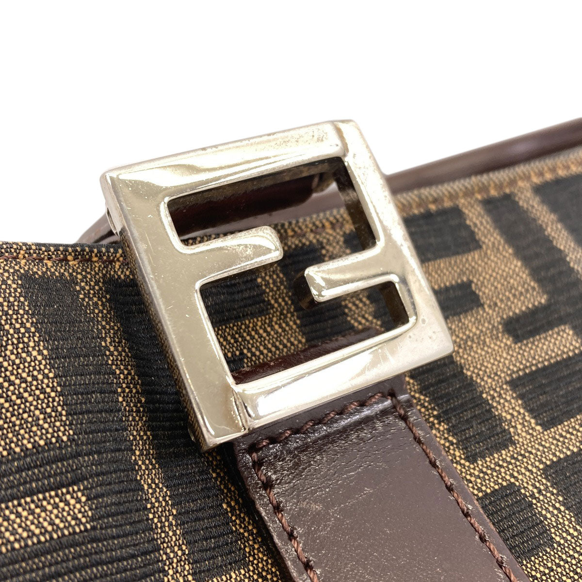 FENDI Zucca pattern Handbag Canvas Ladies [Used]