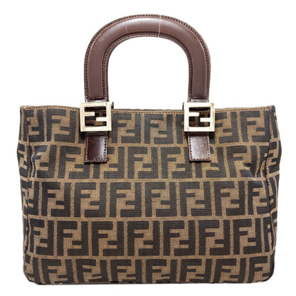 FENDI Zucca pattern Handbag Canvas Ladies [Used]