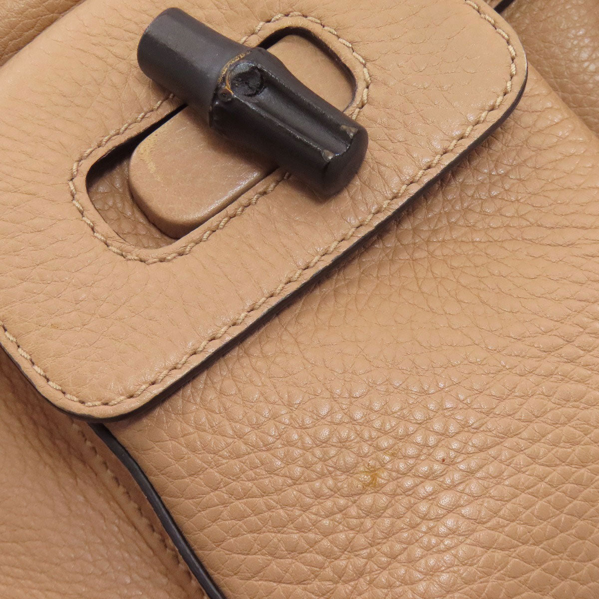 GUCCI 370833 Bamboo Fringe Backpack Â· Daypack Calf Ladies [Used]