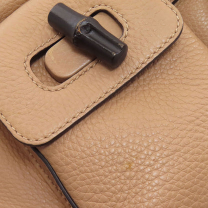 GUCCI 370833 Bamboo Fringe Backpack Â· Daypack Calf Ladies [Used]