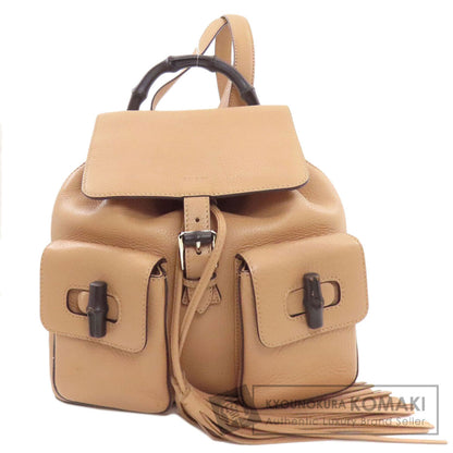 GUCCI 370833 Bamboo Fringe Backpack Â· Daypack Calf Ladies [Used]