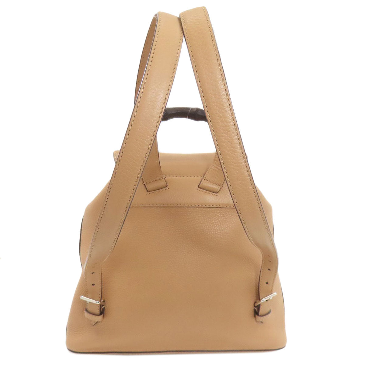 GUCCI 370833 Bamboo Fringe Backpack Â· Daypack Calf Ladies [Used]