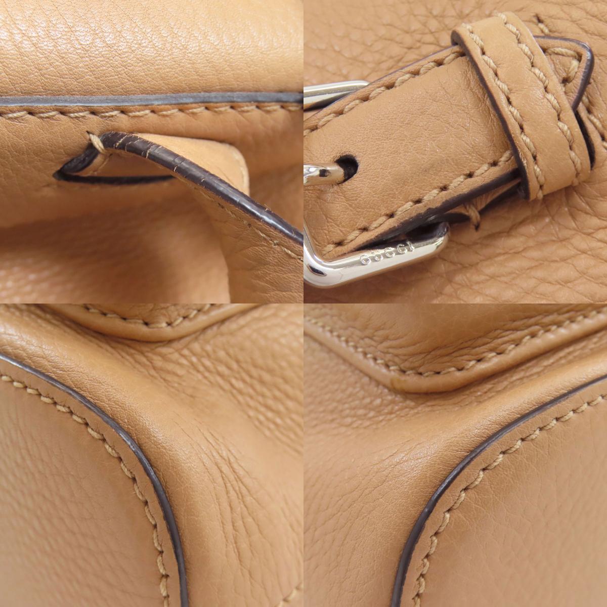 GUCCI 370833 Bamboo Fringe Backpack Â· Daypack Calf Ladies [Used]
