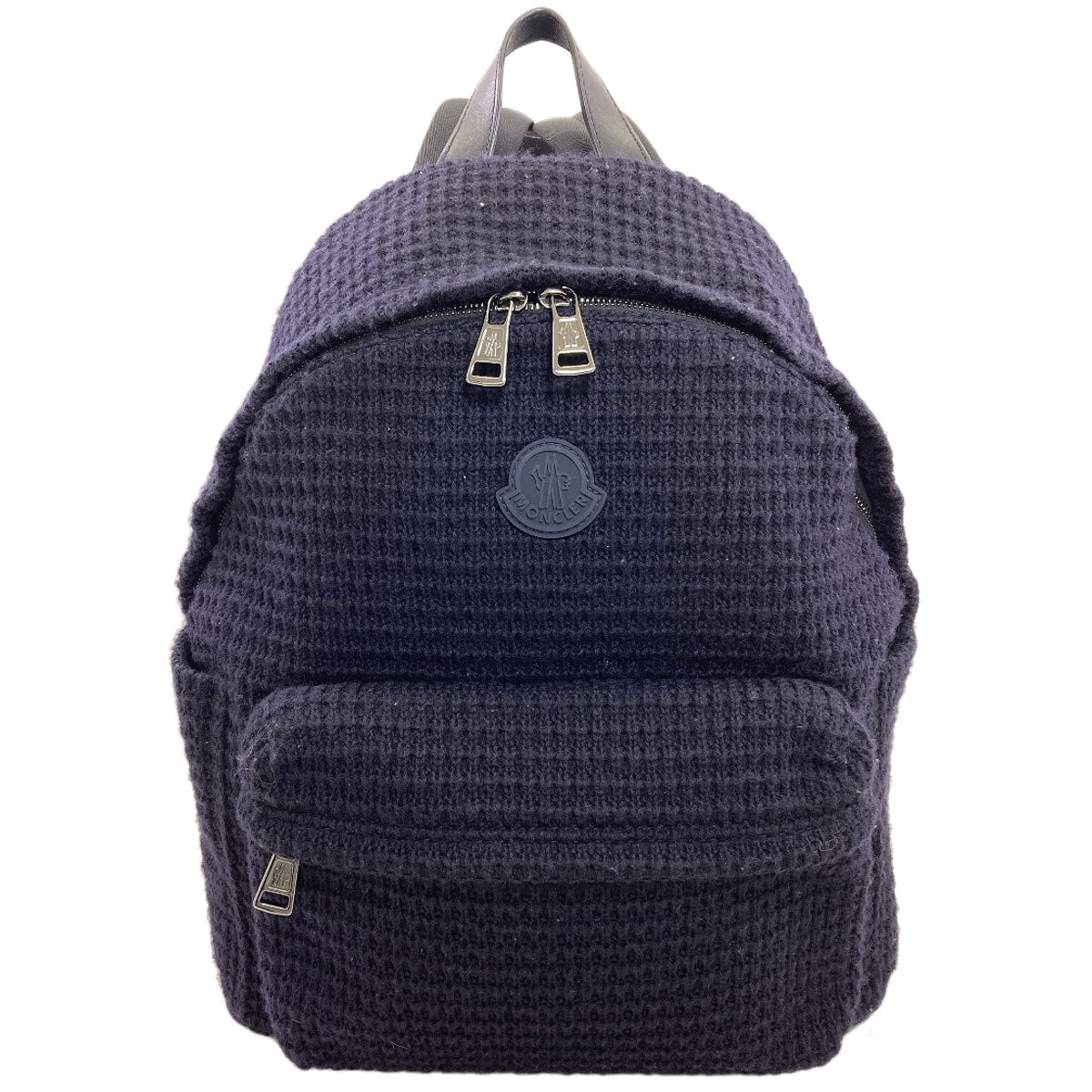 MONCLER logo Backpack Â· Daypack wool Ladies [Used]