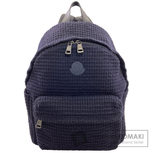 MONCLER logo Backpack Â· Daypack wool Ladies [Used]