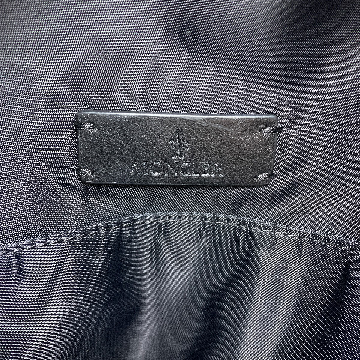 MONCLER logo Backpack Â· Daypack wool Ladies [Used]