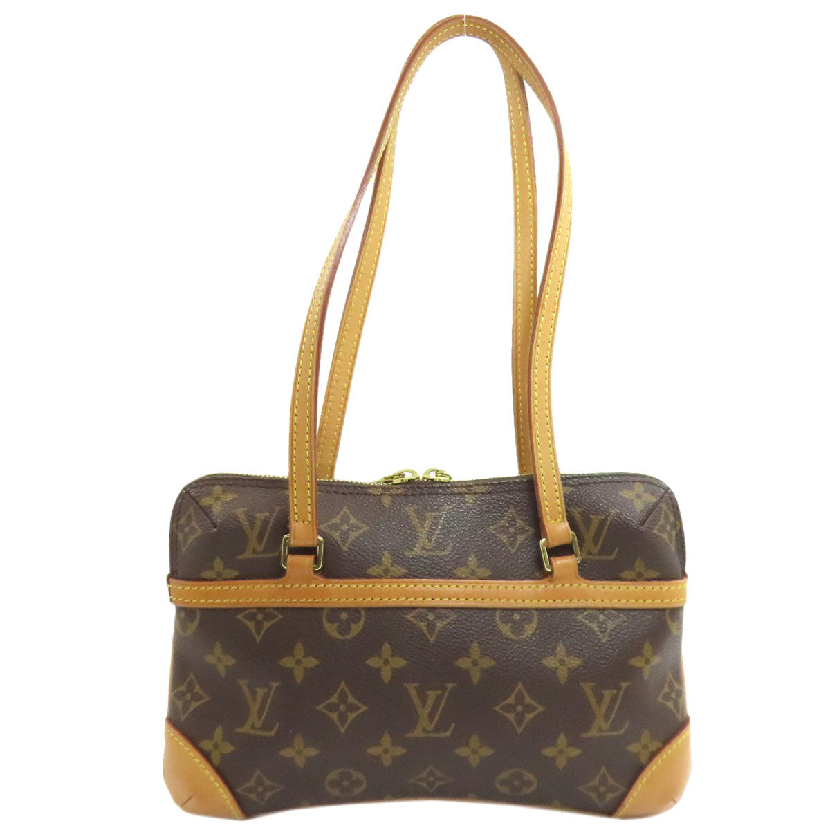 LOUIS VUITTON M51143 Mini Kusan Handbag Monogram canvas Ladies [Used]