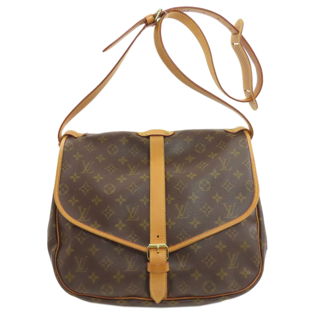 LOUIS VUITTON M42254 Samuel 35 Shoulder Bag Monogram canvas Ladies [Used]