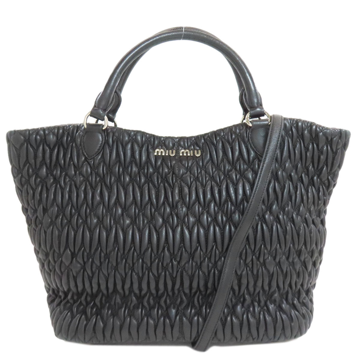 MIUMIU Materasse 2WAY Handbag Calf Ladies [Used]
