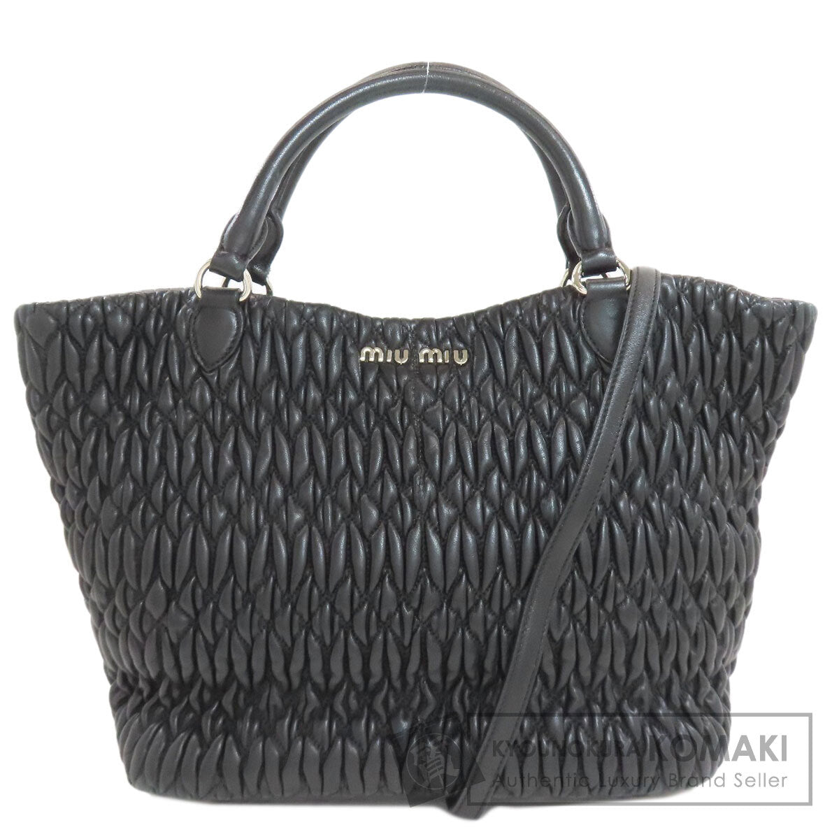 MIUMIU Materasse 2WAY Handbag Calf Ladies [Used]