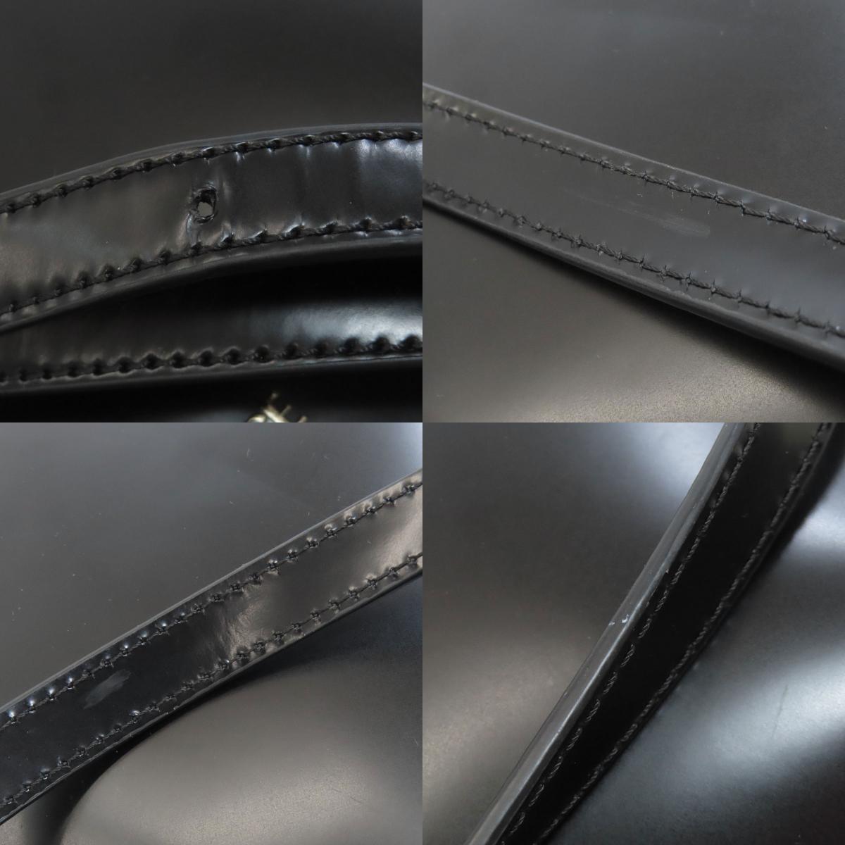 VERSACE logo Shoulder Bag Leather Ladies [Used]