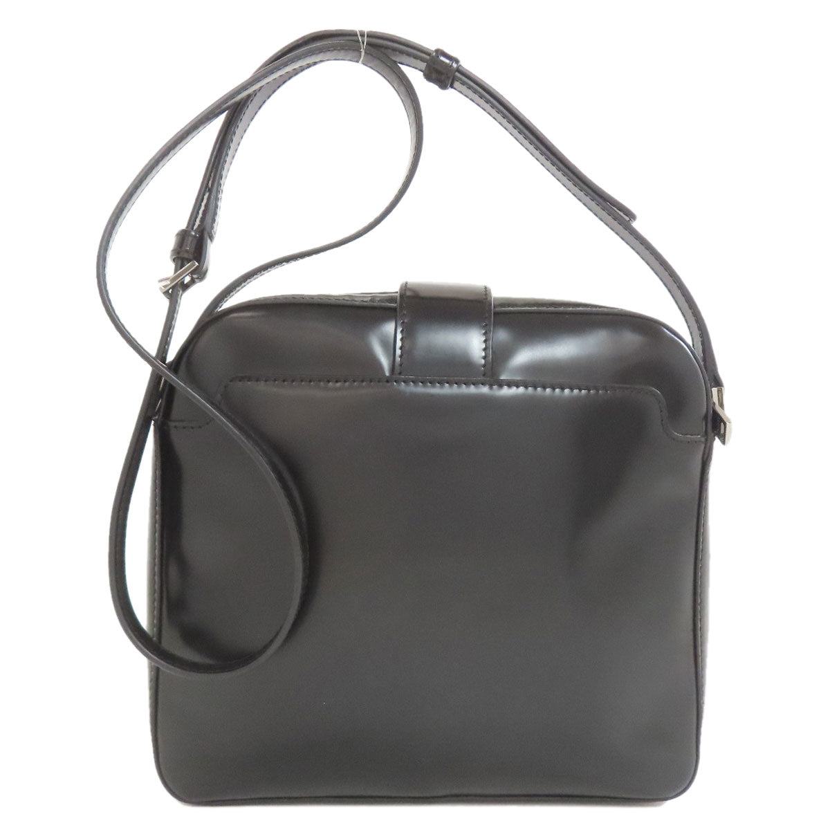 VERSACE logo Shoulder Bag Leather Ladies [Used]