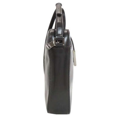 VERSACE logo Shoulder Bag Leather Ladies [Used]