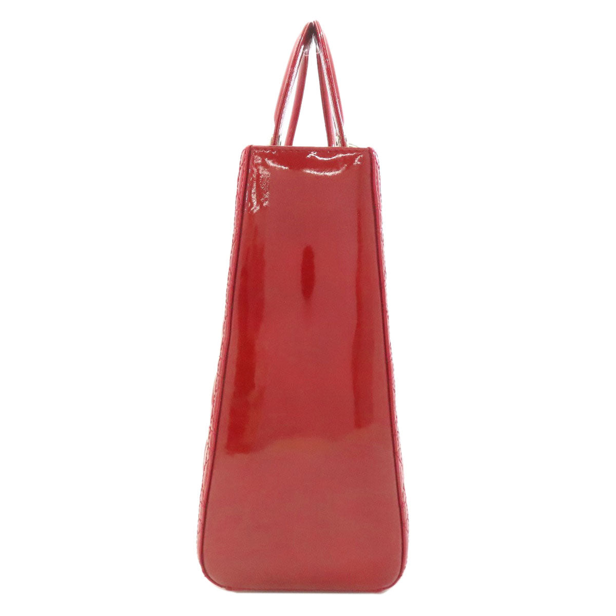 CHRISTIAN DIOR Lady Dior 2WAY Handbag Enamel Ladies [Used]