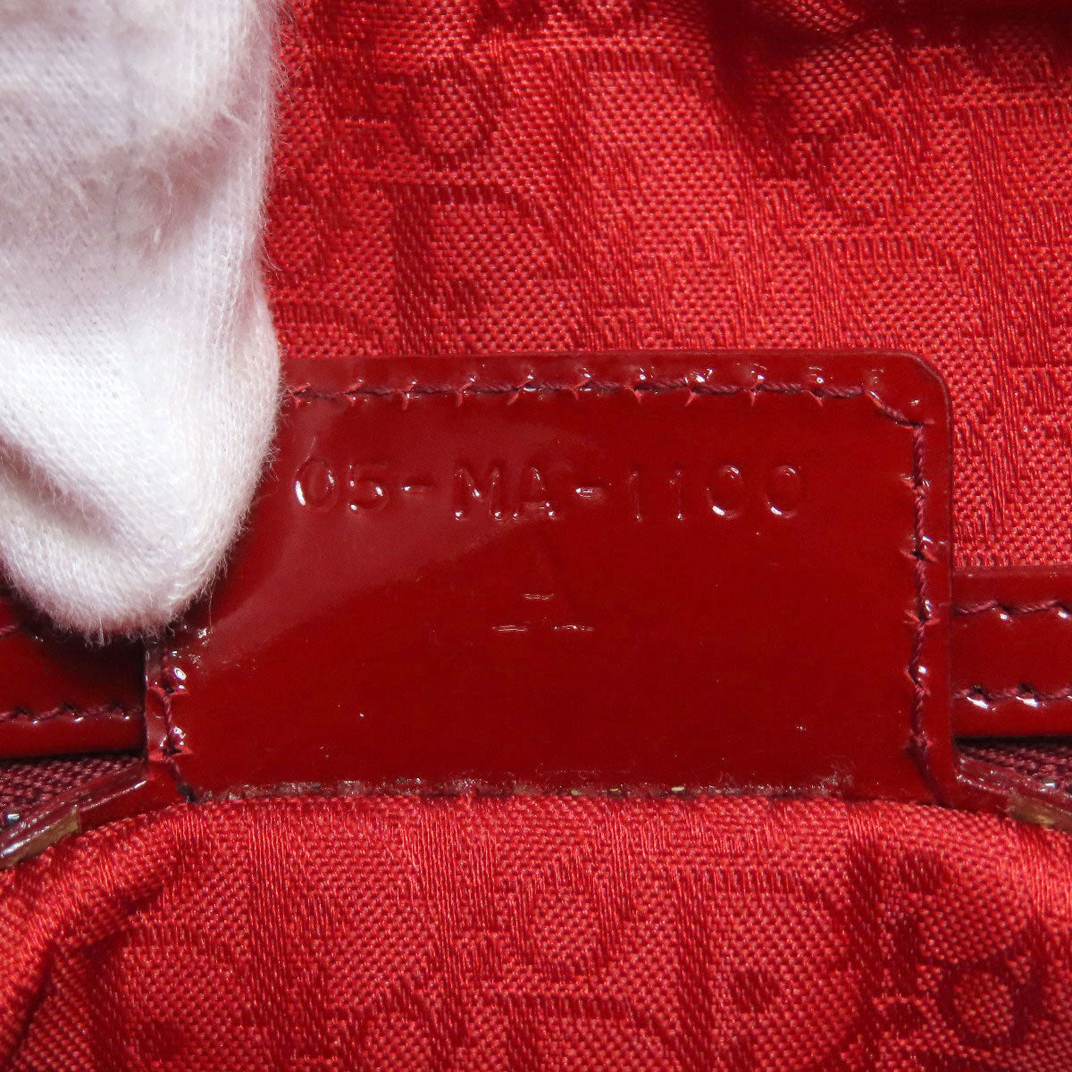 CHRISTIAN DIOR Lady Dior 2WAY Handbag Enamel Ladies [Used]
