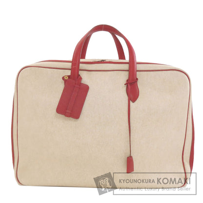 エルメス ヴィクトリア50 ゴールド金具 ボストンバッグ トリヨン/トワルアッシュ レディース 【中古】【HERMES】