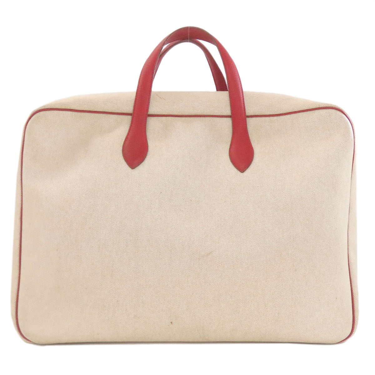 エルメス ヴィクトリア50 ゴールド金具 ボストンバッグ トリヨン/トワルアッシュ レディース 【中古】【HERMES】