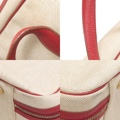 エルメス ヴィクトリア50 ゴールド金具 ボストンバッグ トリヨン/トワルアッシュ レディース 【中古】【HERMES】