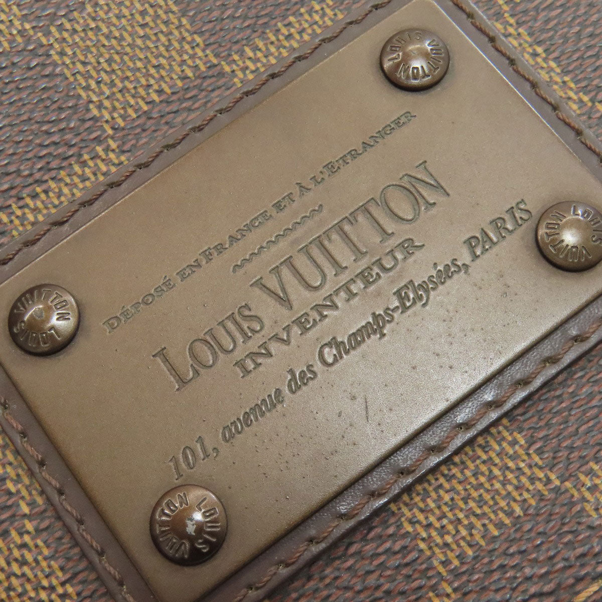 ルイヴィトン N51211 ブルックリンMM ショルダーバッグ ダミエキャンバス レディース 【中古】【LOUIS VUITTON】