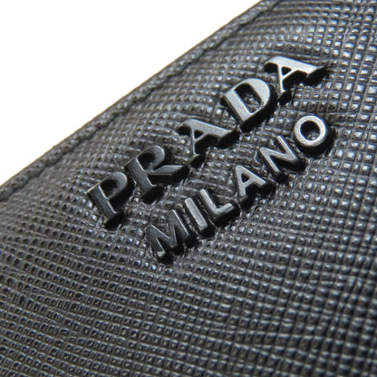 PRADA 1ML225 Lip charm Bifold Wallet with Coin Pocket Safiano Ladies [Used]