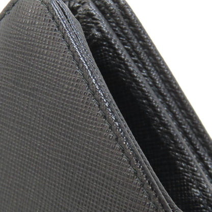 PRADA 1ML225 Lip charm Bifold Wallet with Coin Pocket Safiano Ladies [Used]