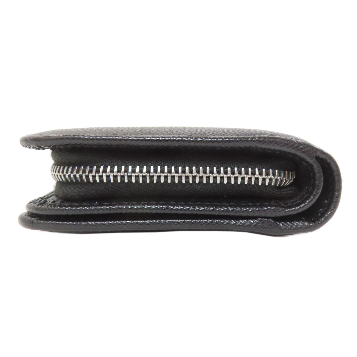 PRADA 1ML225 Lip charm Bifold Wallet with Coin Pocket Safiano Ladies [Used]